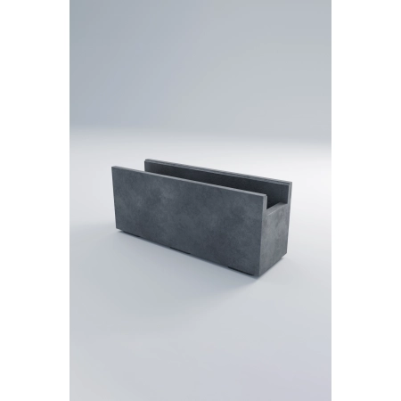 donica betonowa KHOVD – modułowa, łączona forma o dowolnej długości (400 x 970 x 300 mm)